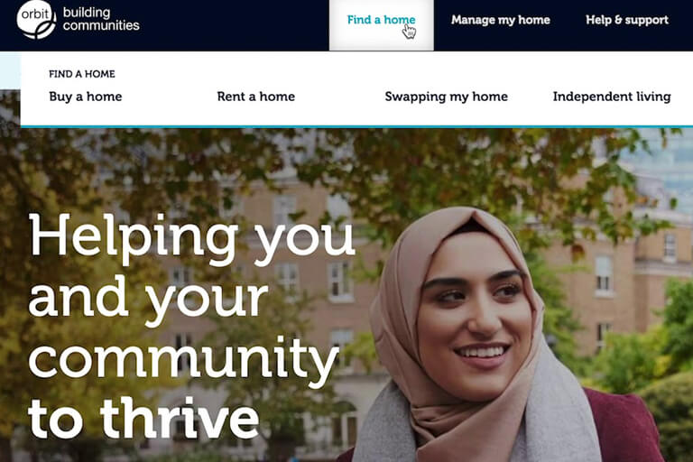 helping you and your community webpage image