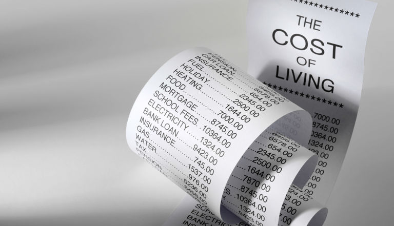 white till receipt rolled up with items and costs white till receipt rolled up with items and costs